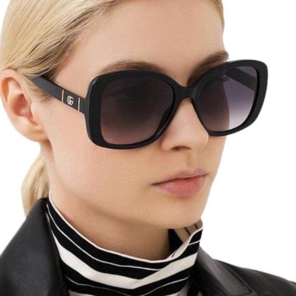 New-Gucci Oversized Women Sunglasses Authentic